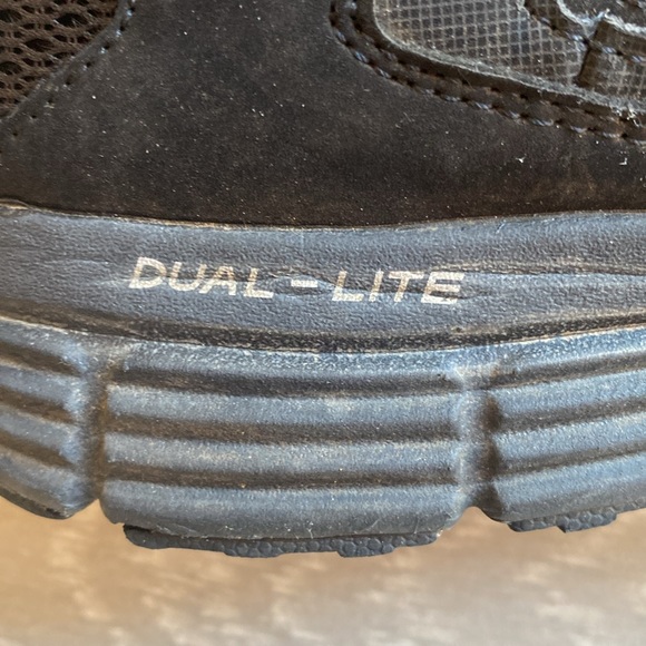 Skechers Shoes Mens 12 Wide Fit Dual Lite Athletic Low Sneakers Black - Picture 12 of 12